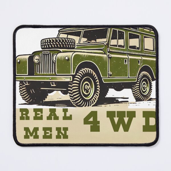 Item preview, Real Men Drive 4WD designed and sold by MacksMerch.