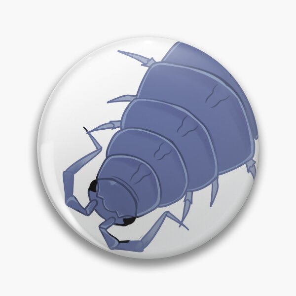 Item preview, Cute sketchy powder blue isopod designed and sold by GnomelyDragon.