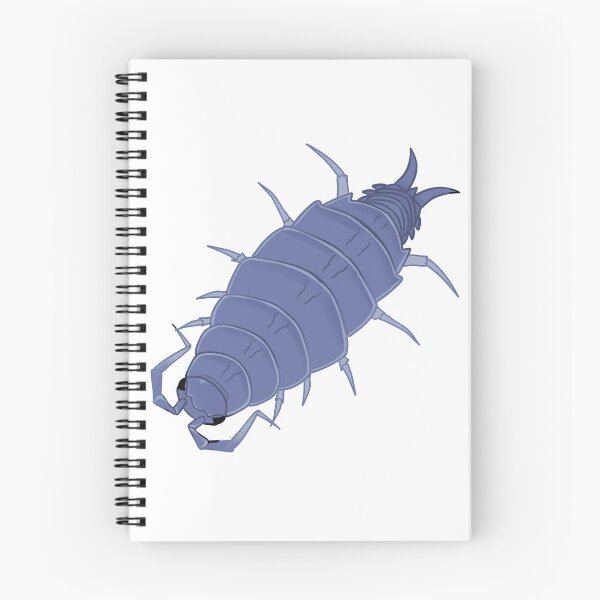 Item preview, Cute sketchy powder blue isopod designed and sold by GnomelyDragon.