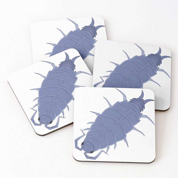 Item preview, Cute sketchy powder blue isopod designed and sold by GnomelyDragon.