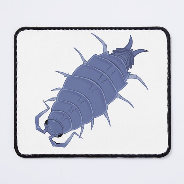 Item preview, Cute sketchy powder blue isopod designed and sold by GnomelyDragon.