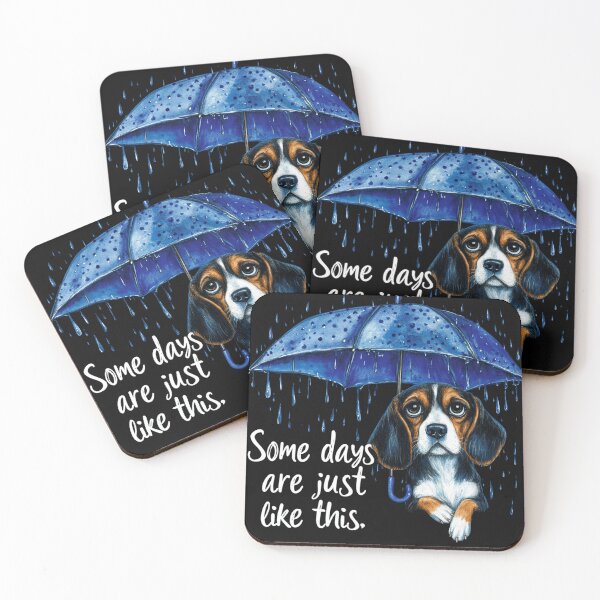 Item preview, Sadness Beagle Quote designed and sold by Nocturne  Paws.