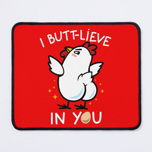 Item preview, Funny Big Booty Cute Chicken Butt Inspirational Kids Meme designed and sold by BoggsNicolasArt.