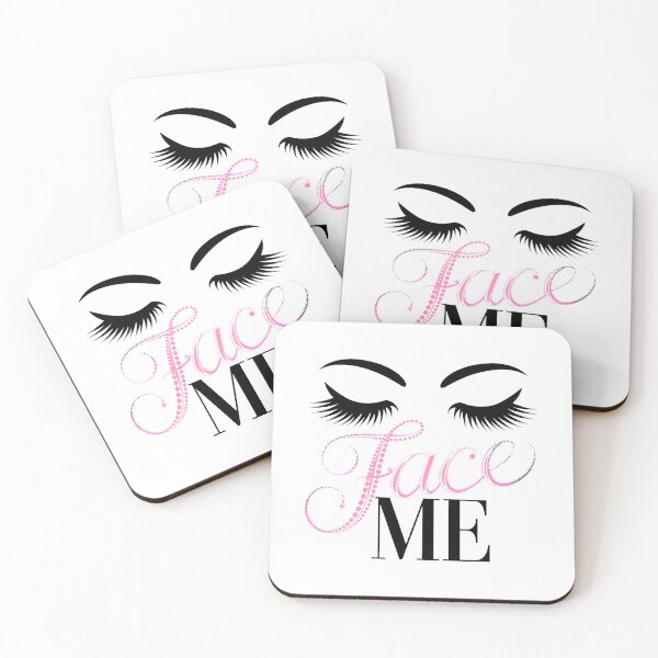 Item preview, Face Me Closed Eyes Black Ink Beauty designed and sold by SplashTastic.