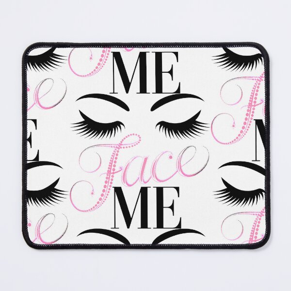 Item preview, Face Me Closed Eyes Black Ink Beauty designed and sold by SplashTastic.