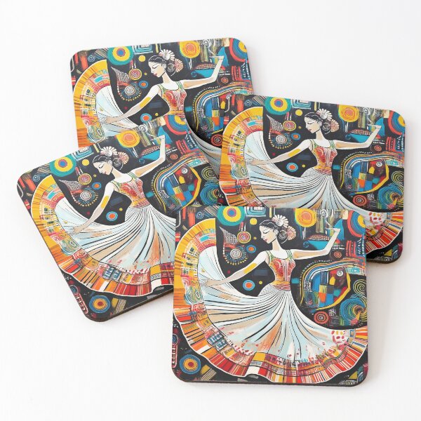 Item preview, Flamenco Dancer spinning in Graffiti Abstract Style  designed and sold by Boxing Kangaroo Retail Company.