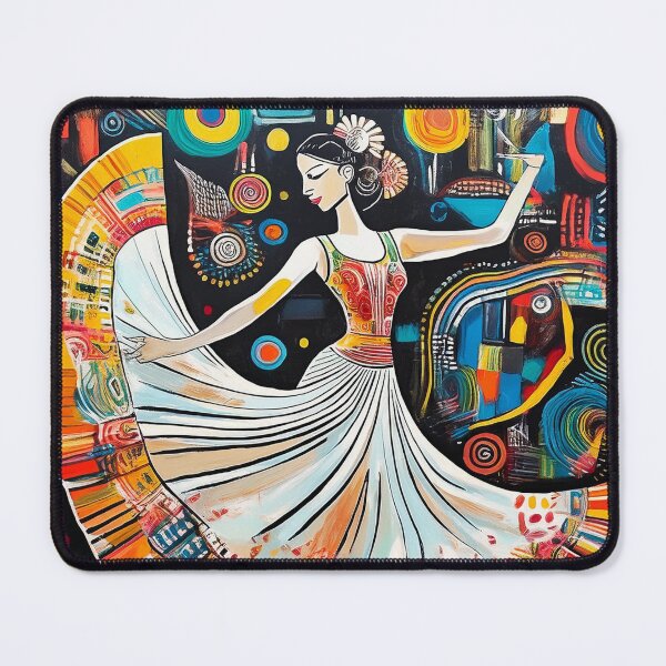 Item preview, Flamenco Dancer spinning in Graffiti Abstract Style  designed and sold by Boxing Kangaroo Retail Company.