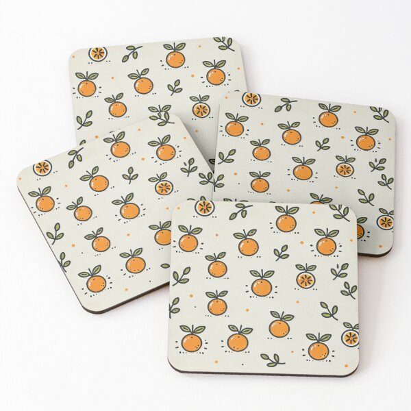 Item preview, Drawn Oranges Pattern designed and sold by Porosenok.