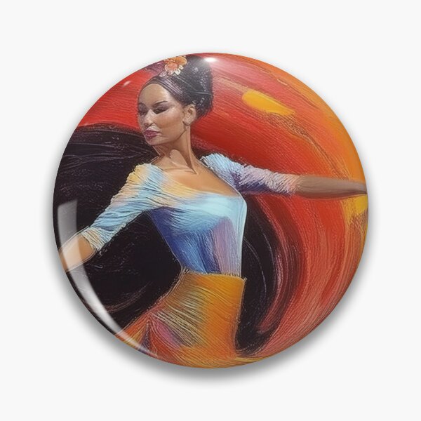Item preview, Flamenco Dancer spinning in Graffiti Abstract Style  designed and sold by Boxing Kangaroo Retail Company.