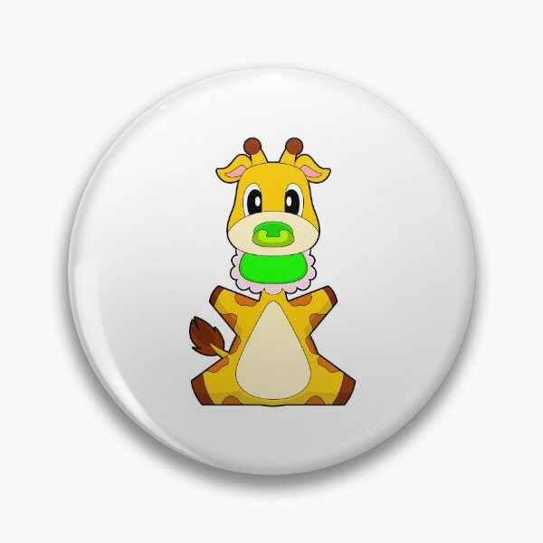 Item preview, Giraffe Baby Pacifier Bib designed and sold by Snabdesign84.