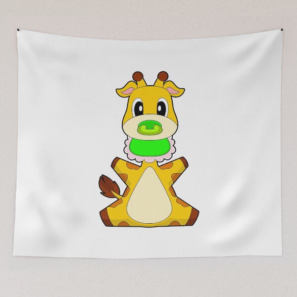 Item preview, Giraffe Baby Pacifier Bib designed and sold by Snabdesign84.