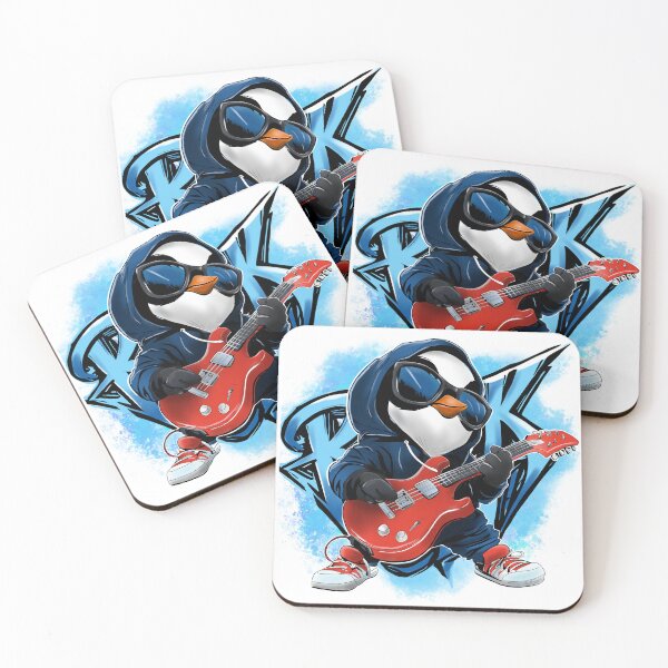 Item preview, Pinguin Rockstar: The Cooles Guitarist designed and sold by Erebeer.