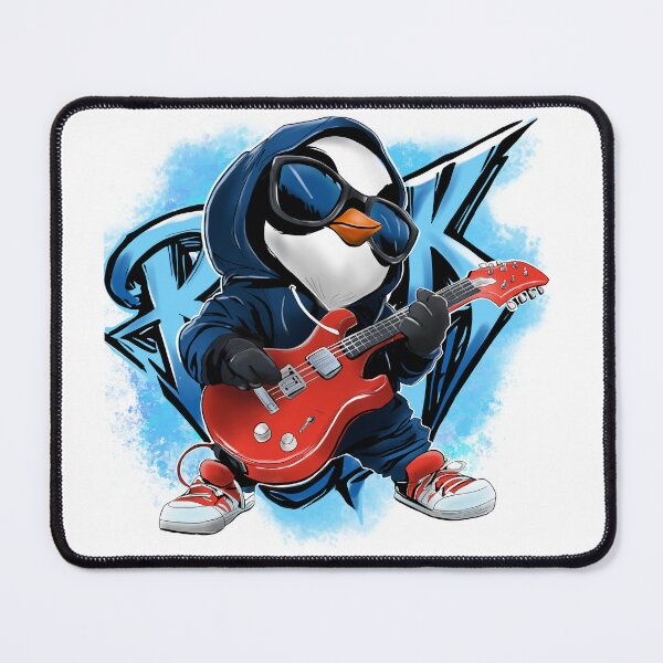 Item preview, Pinguin Rockstar: The Cooles Guitarist designed and sold by Erebeer.