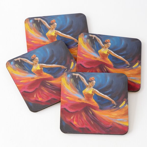 Item preview, Flamenco Dancer spinning in Graffiti Abstract Style  designed and sold by Boxing Kangaroo Retail Company.