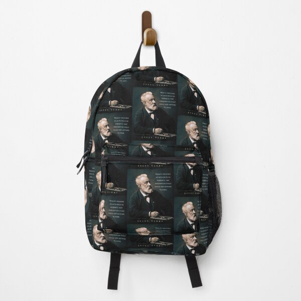 Item preview, Jules Verne quote: Reality provides us with facts so romantic that imagination itself could add nothing to them. designed and sold by artbleed.