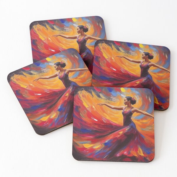 Item preview, Flamenco Dancer spinning in Graffiti Abstract Style  designed and sold by Boxing Kangaroo Retail Company.
