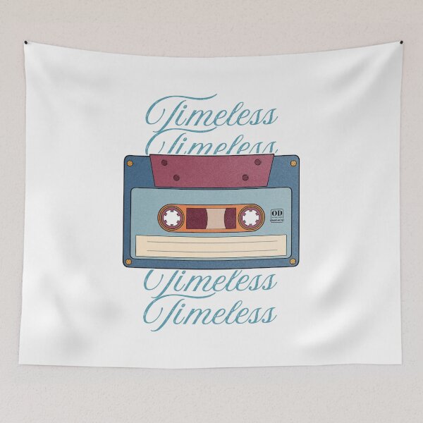 Item preview, Timeless Songs | Retro Vintage Music Tape Cassette designed and sold by ObsidianDaz.