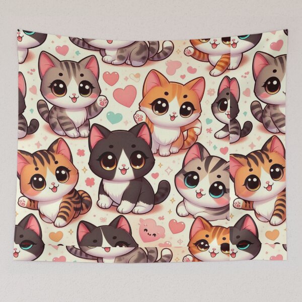 Item preview, Kitten pattern designed and sold by JALNERVION SHOP.