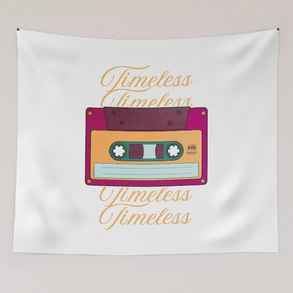 Item preview, Timeless Songs | Retro Vintage Music Tape Cassette designed and sold by ObsidianDaz.
