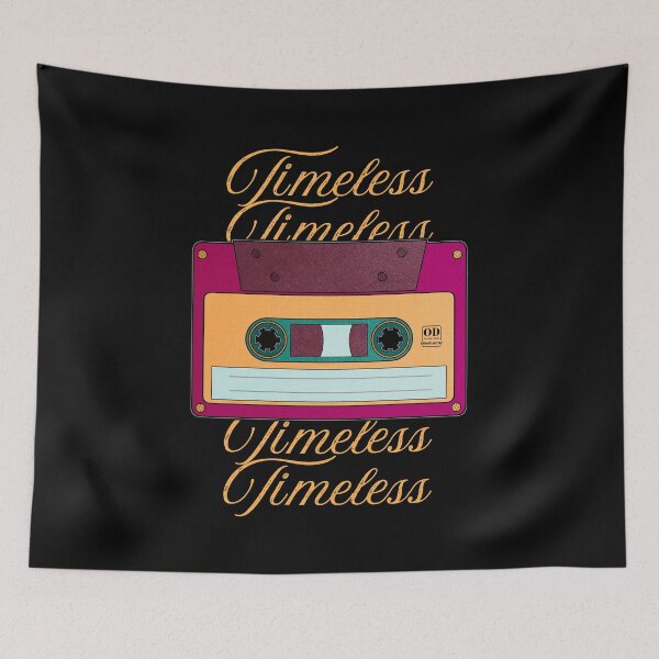 Item preview, Timeless Songs | Retro Vintage Music Tape Cassette designed and sold by ObsidianDaz.