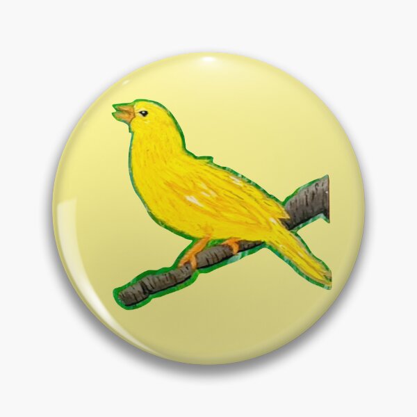 Item preview, Singing Yellow Canary - Yellow Background designed and sold by AwesomeAla.