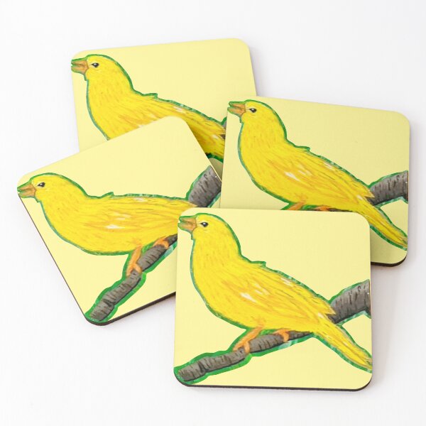 Item preview, Singing Yellow Canary - Yellow Background designed and sold by AwesomeAla.