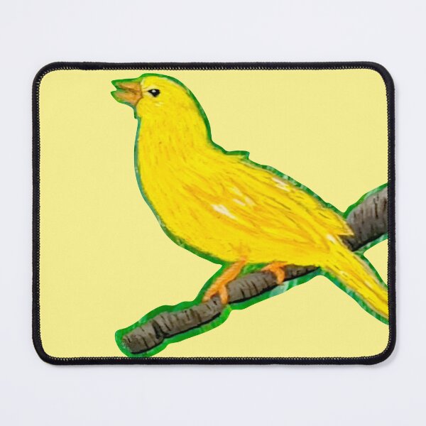 Item preview, Singing Yellow Canary - Yellow Background designed and sold by AwesomeAla.