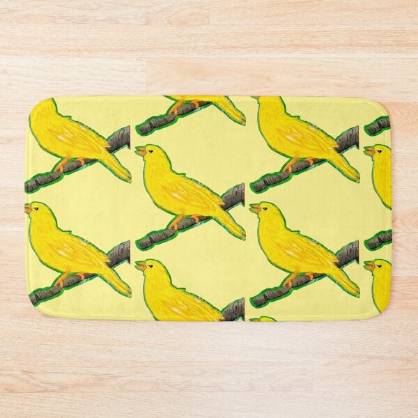 Item preview, Singing Yellow Canary - Yellow Background designed and sold by AwesomeAla.