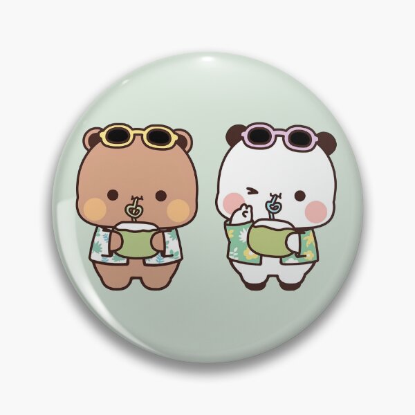Item preview, Bubu and Dudu On Vacation Drink Coconut Juice designed and sold by PandaBearShop.