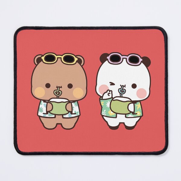 Item preview, Bubu and Dudu On Vacation Drink Coconut Juice designed and sold by PandaBearShop.