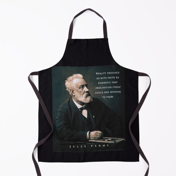 Item preview, Jules Verne quote: Reality provides us with facts so romantic that imagination itself could add nothing to them. designed and sold by artbleed.
