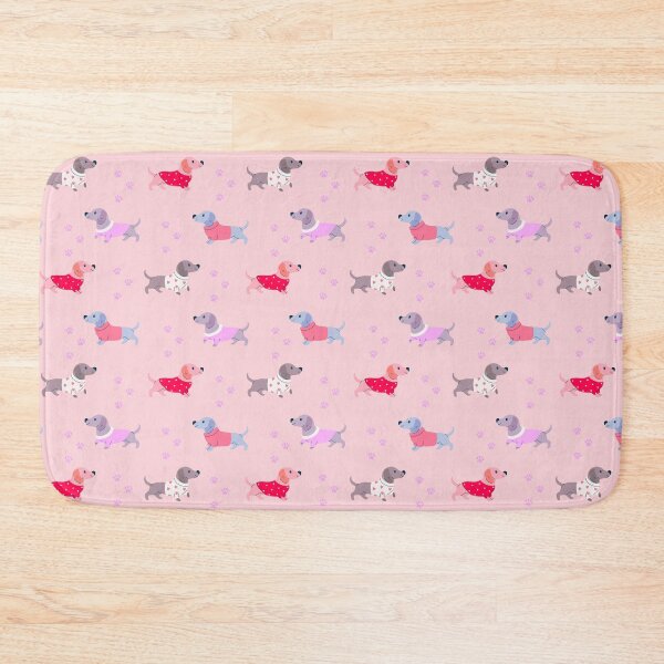 Item preview, pastel colors with dachshunds in clothes designed and sold by burbura.