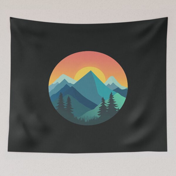 Item preview, Mountian Sunset designed and sold by xiao xuans.