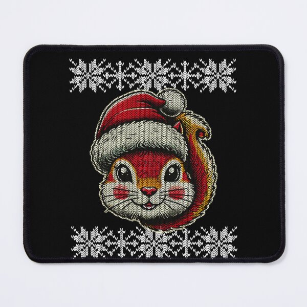 Item preview, Festive Squirrel Knitted Holiday Charm designed and sold by LuminOrb.