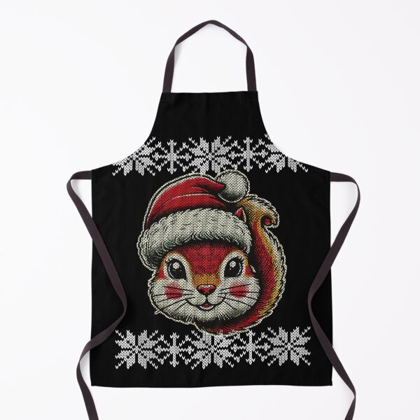 Item preview, Festive Squirrel Knitted Holiday Charm designed and sold by LuminOrb.