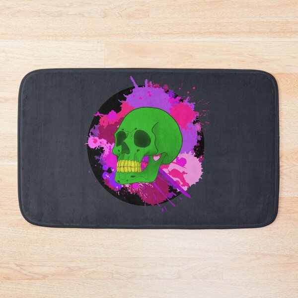 Item preview, Splatter skull designed and sold by Eclectic Gold.