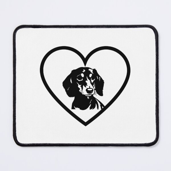 Item preview,  Dachshund Love Heart Silhouette designed and sold by LovingPresence.