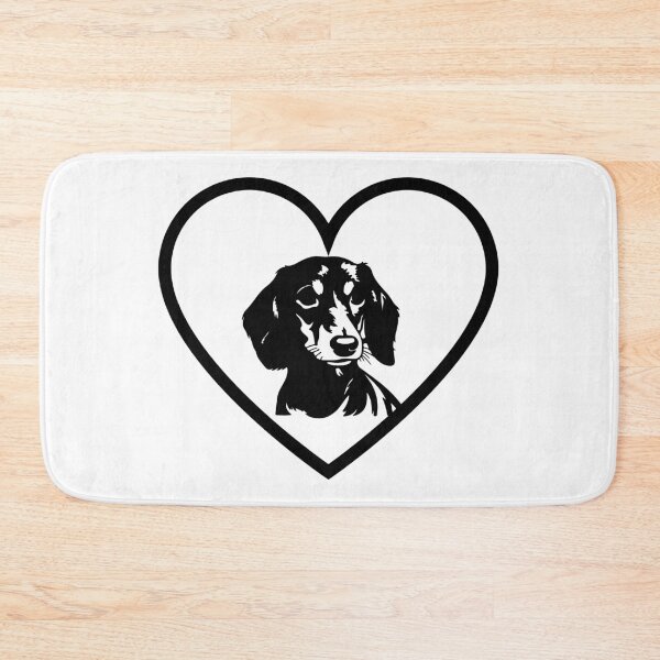 Item preview,  Dachshund Love Heart Silhouette designed and sold by LovingPresence.