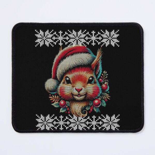 Item preview, Cute Christmas Squirrel With Hat designed and sold by LuminOrb.