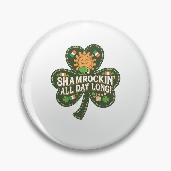 Item preview, Shamrockin All Day Long St Patricks Day Design designed and sold by Peter Stawicki.
