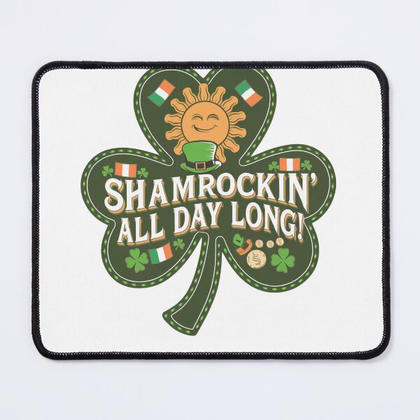 Item preview, Shamrockin All Day Long St Patricks Day Design designed and sold by Peter Stawicki.