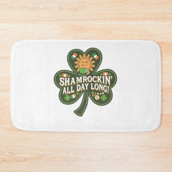 Item preview, Shamrockin All Day Long St Patricks Day Design designed and sold by Peter Stawicki.