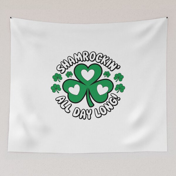 Item preview, Shamrockin All Day Long Heart Design - St Patricks Day Design designed and sold by Peter Stawicki.