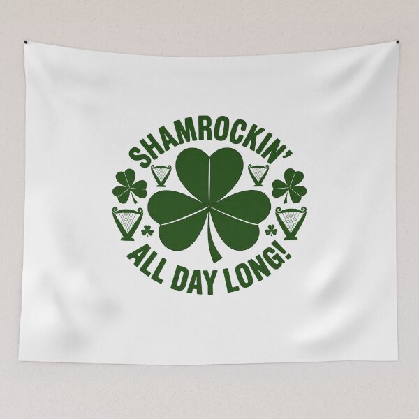 Item preview, Shamrockin All Day Long Harp Design - St Patricks Day Design designed and sold by Peter Stawicki.