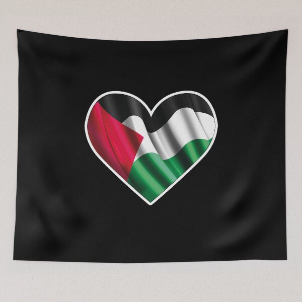 Item preview, Palestinian Flag Heart | Palestine lover designed and sold by Mo5tar.