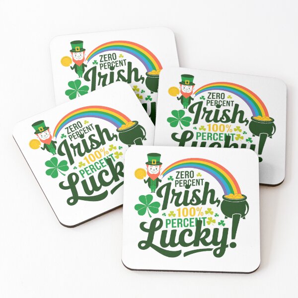Item preview, Zero Percent Irish, 100 Percent Lucky - St Patricks Day Design designed and sold by Peter Stawicki.