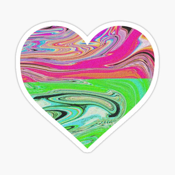 Item preview, Pink green heart designed and sold by AdrianJune.