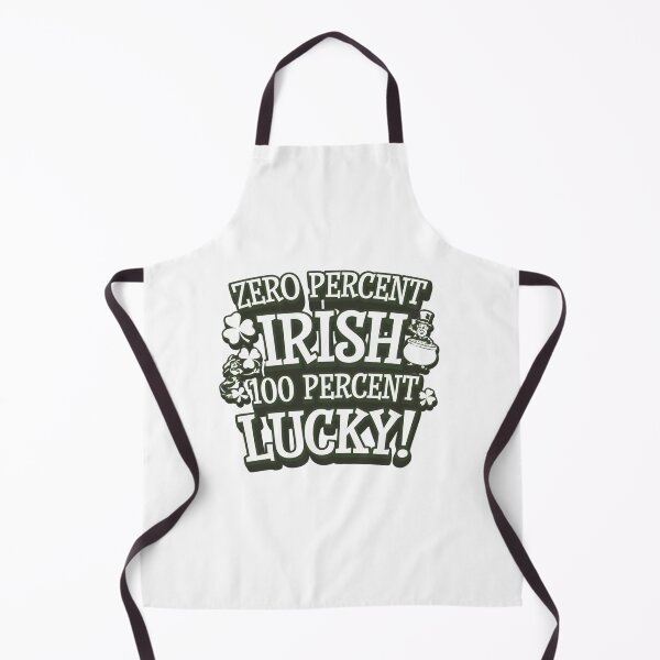 Item preview, Typographic Zero Percent Irish, 100 Percent Lucky - St Patricks Day Design designed and sold by Peter Stawicki.