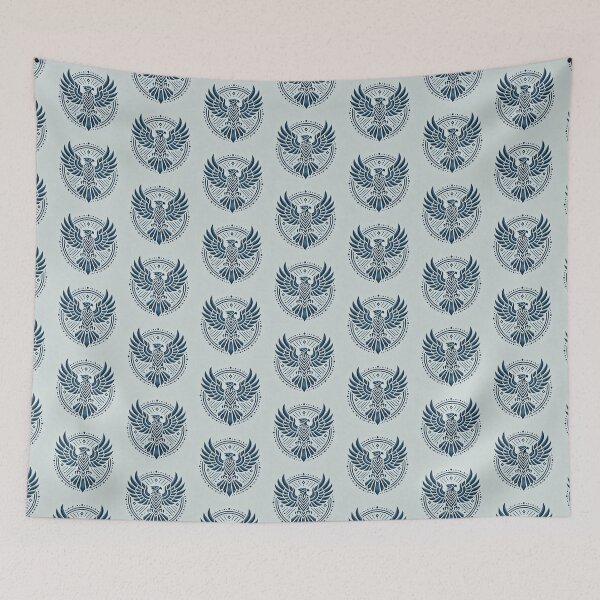 Item preview, AI generated blue eagle pattern designed and sold by AI-this-is-AI.