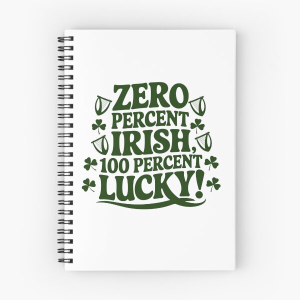 Item preview, Zero Percent Irish, 100 Percent Lucky Harp Design  - St Patricks Day Design designed and sold by Peter Stawicki.
